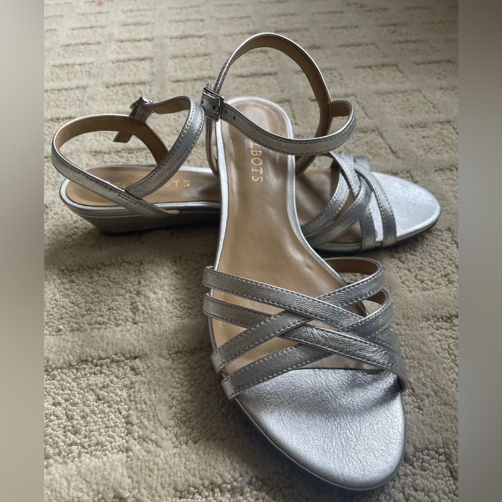 Talbots Strappy Wedge size 8.5 unworn